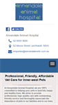 Mobile Screenshot of annandalevets.com.au