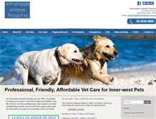 Tablet Screenshot of annandalevets.com.au